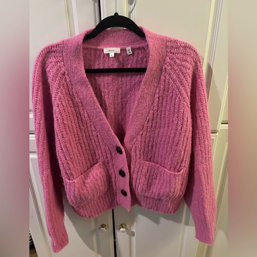 A.L.C Cleveland Cable Knit cardigan - Picture 5 of 6